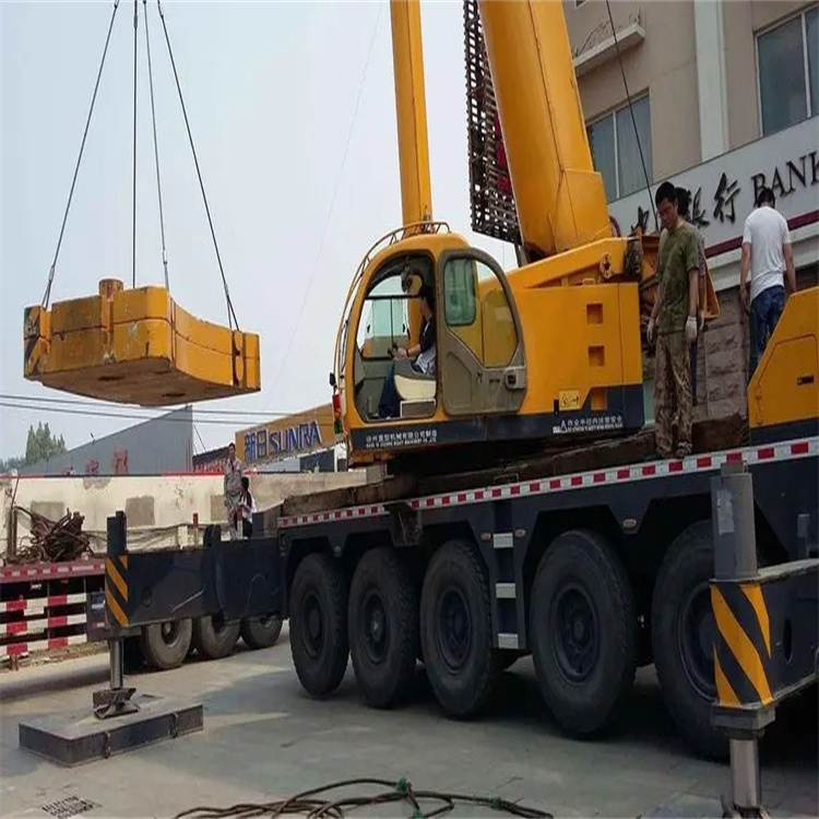 美姑当地吊车出租|机器吊装|75吨|工厂搬迁服务